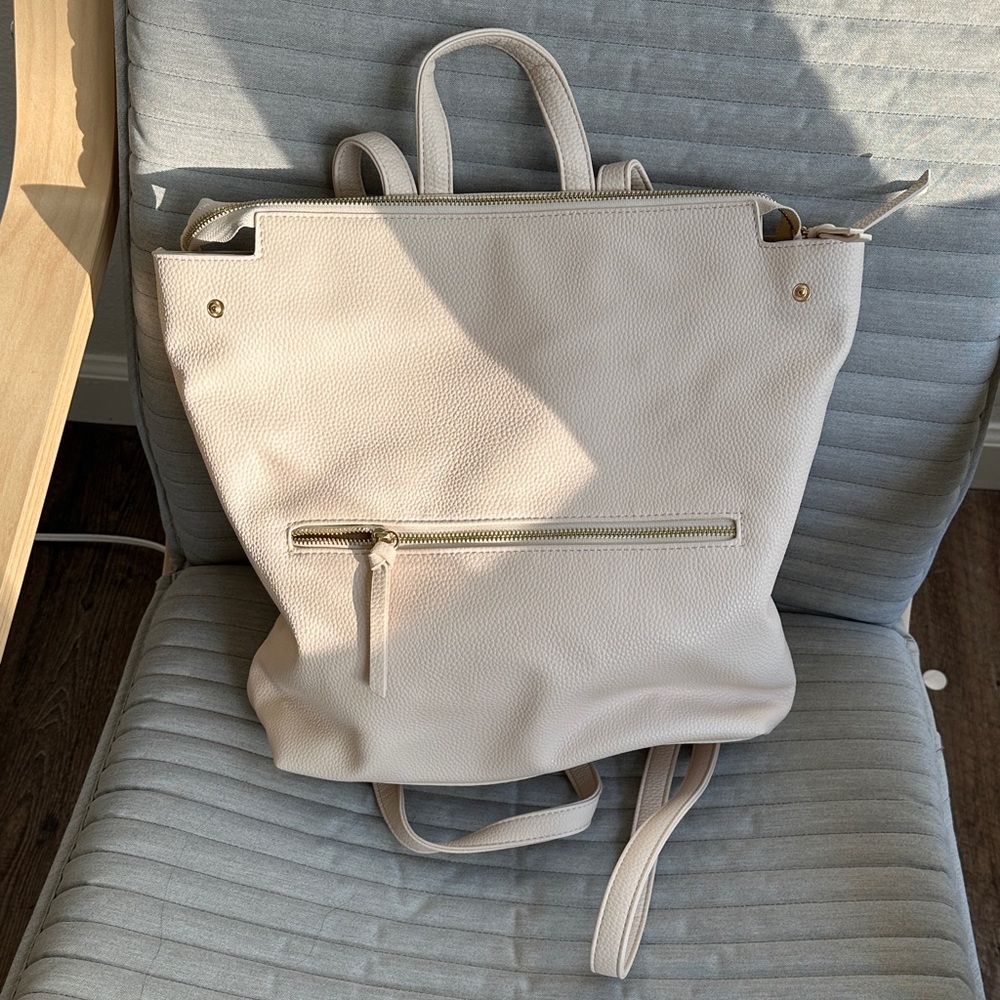 Elegant Cream Backpack